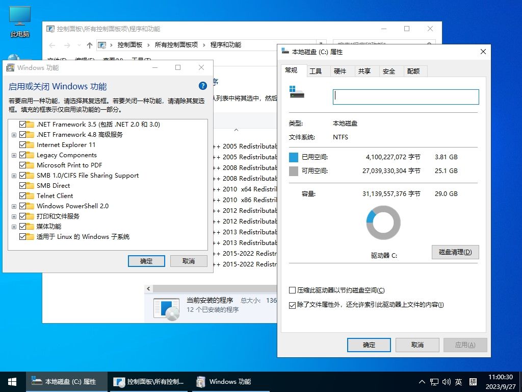 小修 Windows 10 LTSC_2019 (17763.4851) 深度精简 太阳谷 二合一 <font color=#FF0000>(2023.09.27)</font>